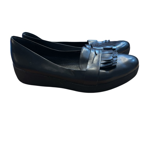 Fitflop Black Loafers - Picture 1 of 7